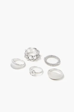 High-Polish Ring Set