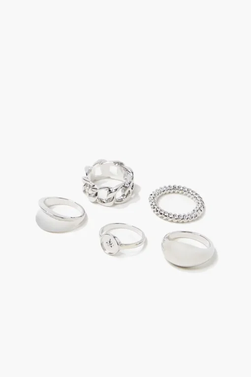 High-Polish Ring Set