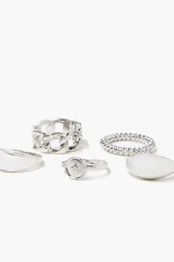 High-Polish Ring Set