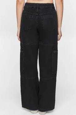 High-Rise Cargo Jeans