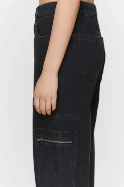 High-Rise Cargo Jeans