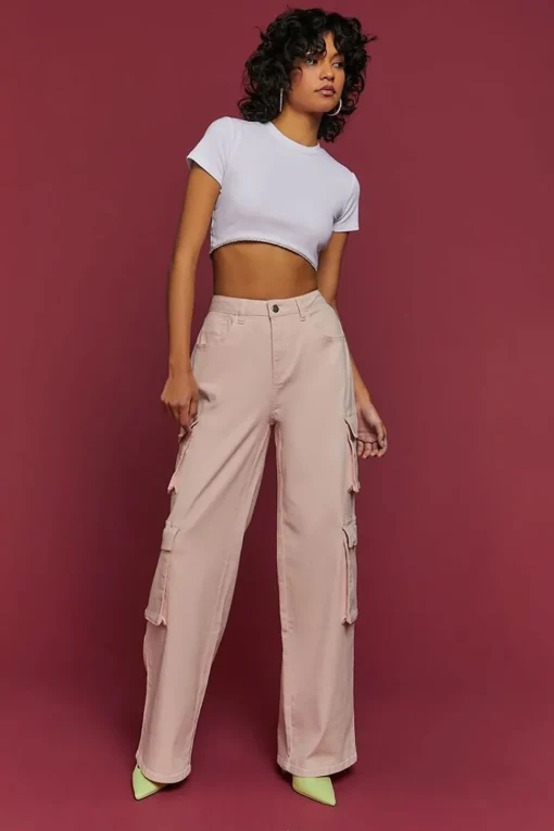 High-Rise Cargo Pants