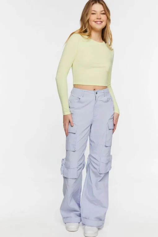 High-Rise Cargo Pants