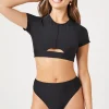 High-Rise Cheeky Bikini Bottoms