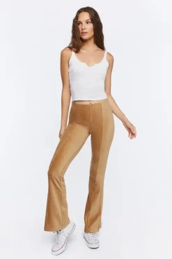 High-Rise Corduroy Flare Pants