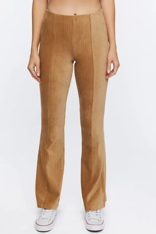 High-Rise Corduroy Flare Pants