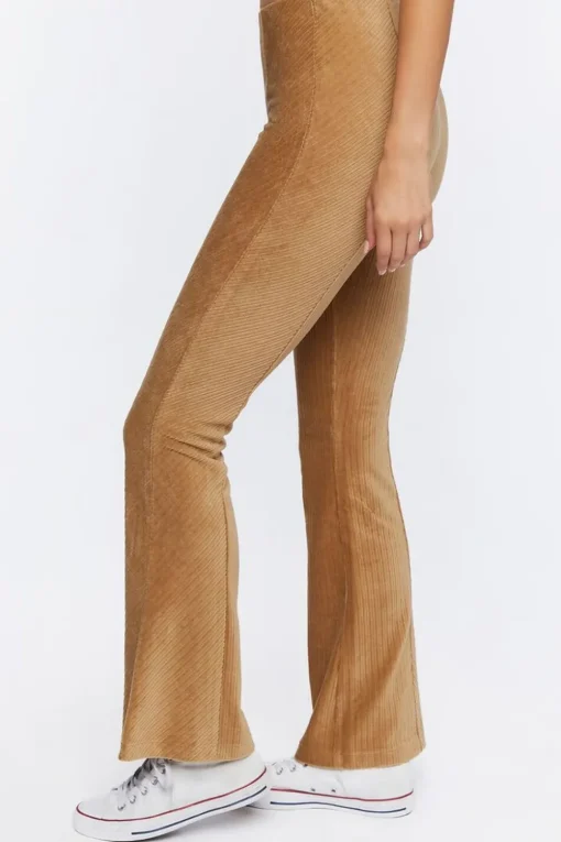 High-Rise Corduroy Flare Pants