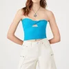 High-Rise Denim Shorts