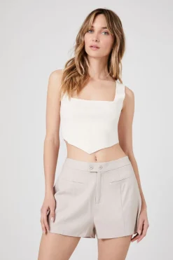 High-Rise Pull-On Shorts