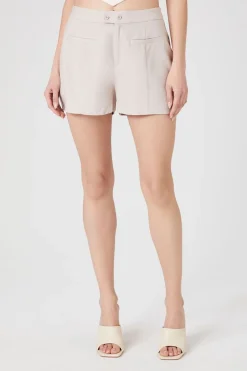 High-Rise Pull-On Shorts