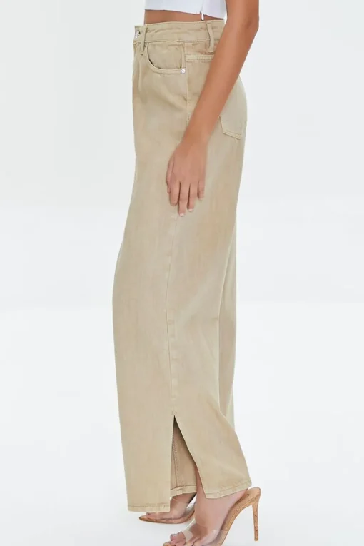 High-Rise Straight-Leg Jeans