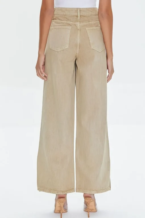 High-Rise Straight-Leg Jeans