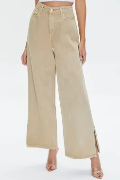 High-Rise Straight-Leg Jeans