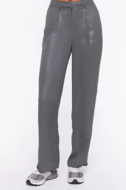 High-Rise Straight-Leg Pants
