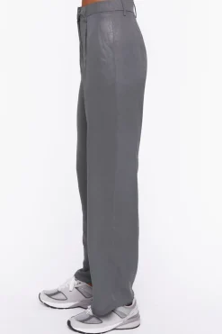 High-Rise Straight-Leg Pants