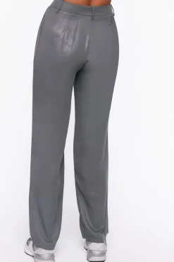 High-Rise Straight-Leg Pants