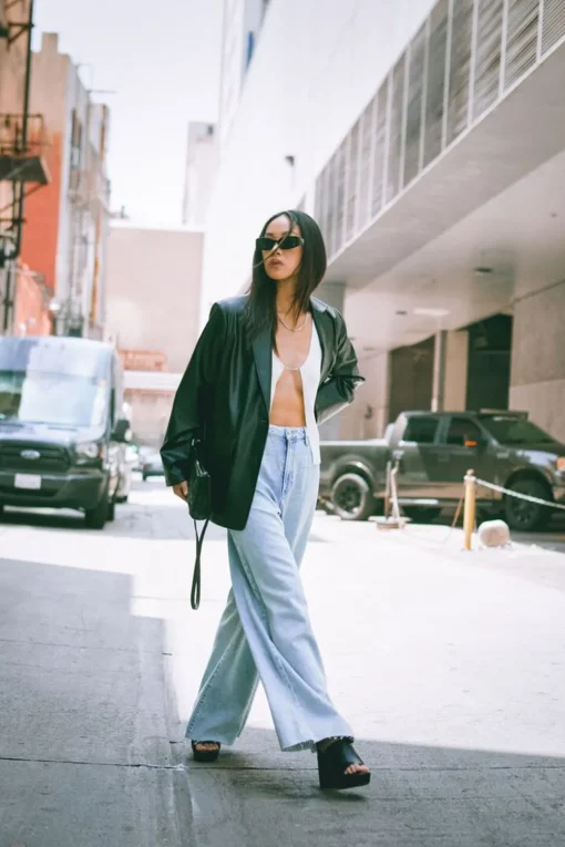 High-Rise Wide-Leg Jeans