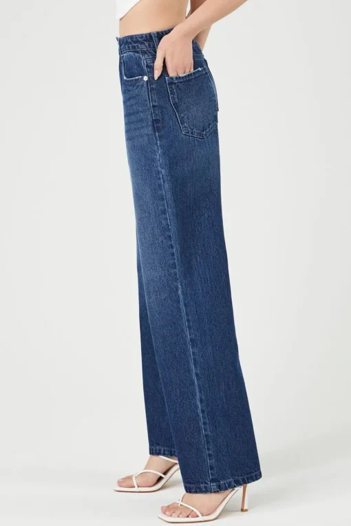 High-Rise Wide-Leg Jeans