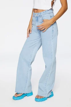 High-Rise Wide-Leg Jeans