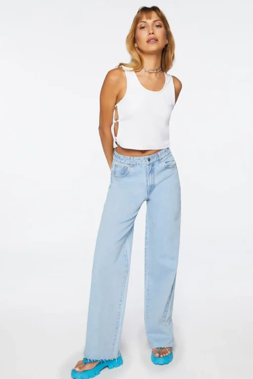 High-Rise Wide-Leg Jeans