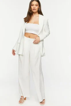 High-Rise Wide-Leg Trousers