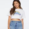 Honey Graphic Cropped Tee