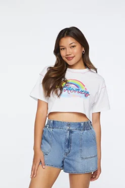 Honey Graphic Cropped Tee