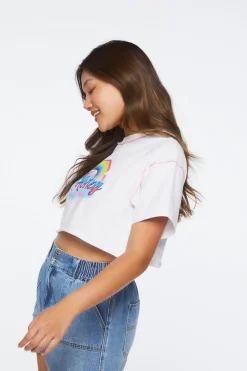 Honey Graphic Cropped Tee
