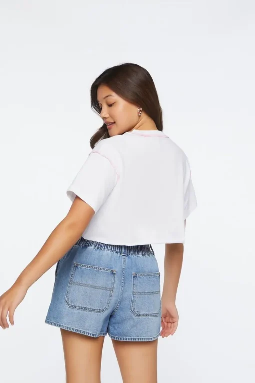 Honey Graphic Cropped Tee