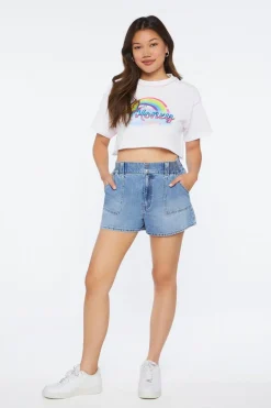 Honey Graphic Cropped Tee