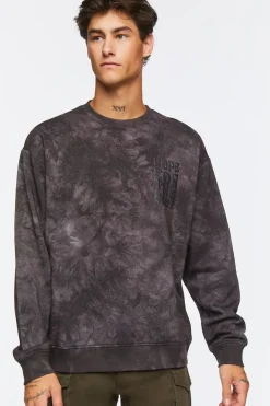 Hope For The Best Acid Wash Pullover