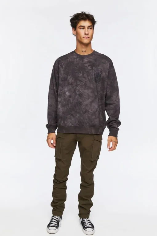 Hope For The Best Acid Wash Pullover