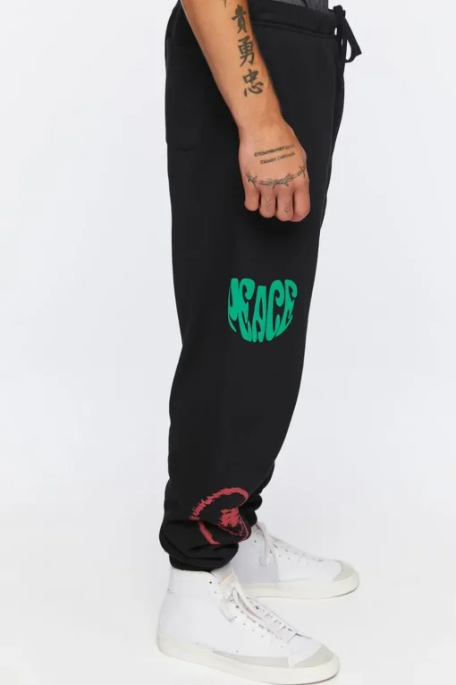 Hope For The Best Graphic Joggers
