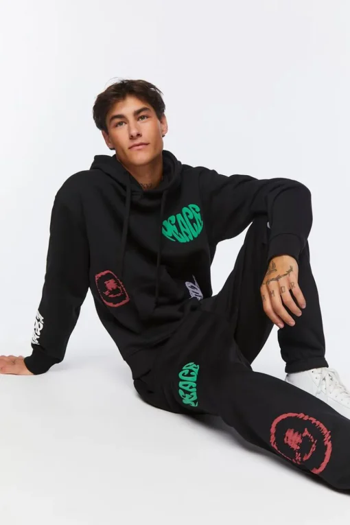 Hope For The Best Graphic Joggers