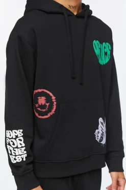 Hope For The Best Graphic Hoodie