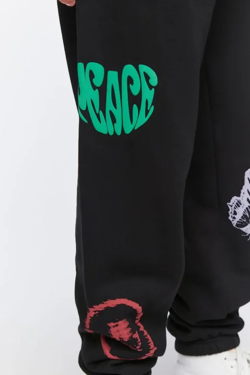 Hope For The Best Graphic Joggers
