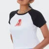 Hot Stuff Graphic Baseball Tee