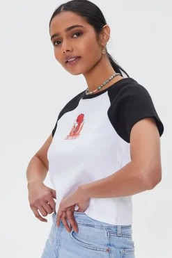 Hot Stuff Graphic Baseball Tee
