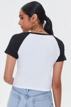 Hot Stuff Graphic Baseball Tee