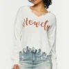 Howdy Graphic Sharkbite Sweater