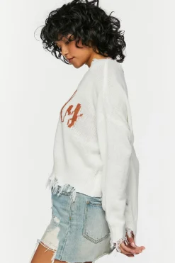 Howdy Graphic Sharkbite Sweater