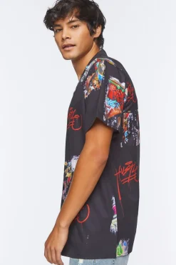 Hustle Graffiti Graphic Shirt