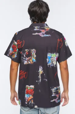 Hustle Graffiti Graphic Shirt