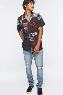 Hustle Graffiti Graphic Shirt