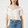 Illusion Swiss Dot Top