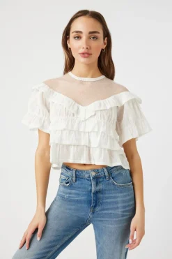 Illusion Swiss Dot Top
