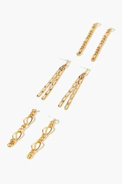 Interlinked Drop Earring Set