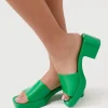Jelly Open-Toe Block Heels