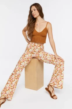 Jordyn Floral Print Flare Pants