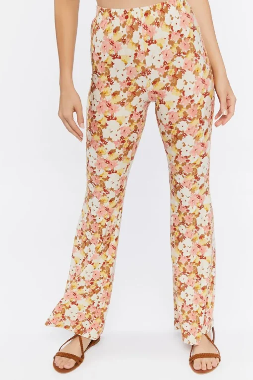 Jordyn Floral Print Flare Pants